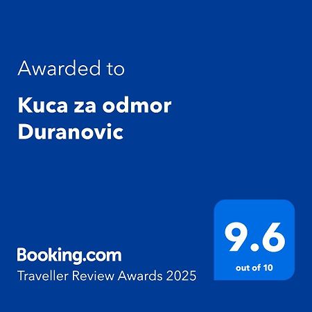 Апартаменты Kuca Za Odmor Duranovic Кладово Экстерьер фото